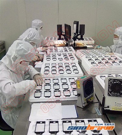 疑似iPhone 5的触控萤幕生产照曝光