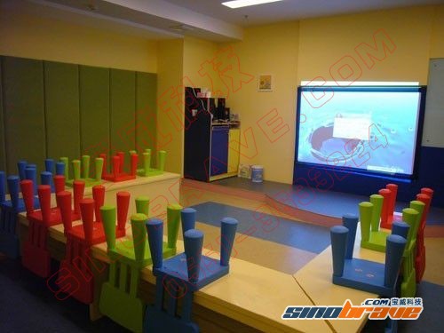 幼儿园大班教室触摸屏互动教学应用