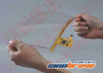 可用于柔性15英寸触摸面板的纳米银丝式透明导电薄膜