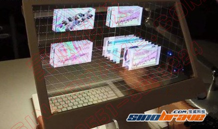 微软展示透明3D OLED触控屏桌面