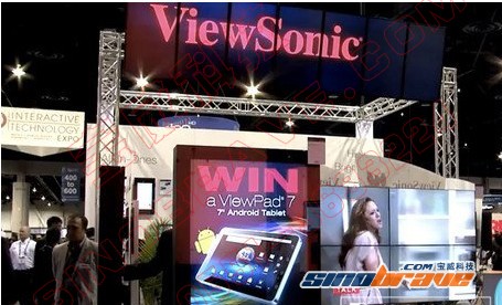 ViewSonic展示最新商用触控萤幕解决方案