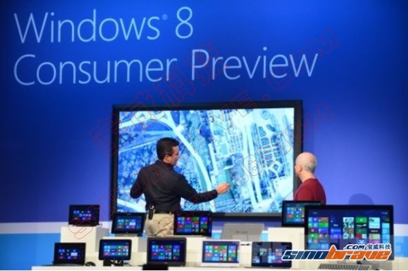 微软将开售82吋Win 8巨型平板电脑