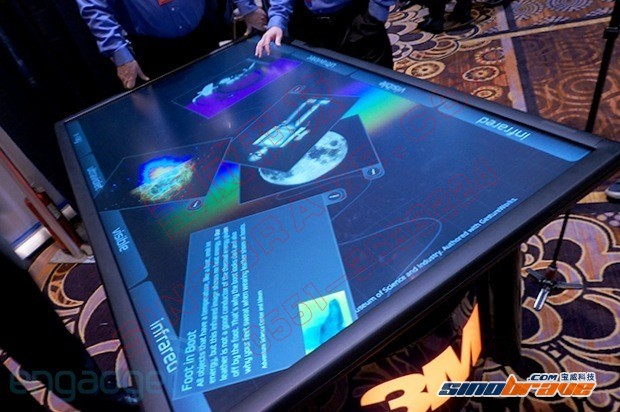 3M Touch Systems 在CES上展出84吋电容触控屏幕，支持4K分辨率