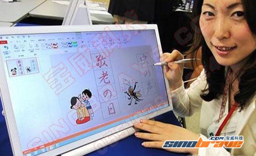 夏普发布可感知笔压液晶触摸屏